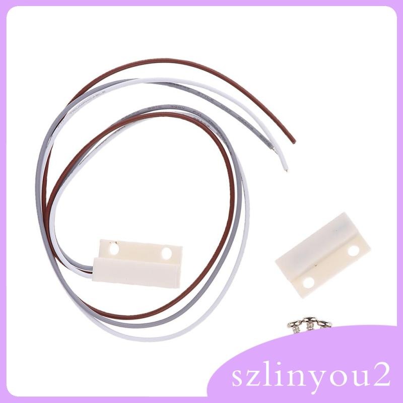 [szlinyou2] ABS Wired Door Window Contact Reed Switch ปกติเปิด/ปิด ...
