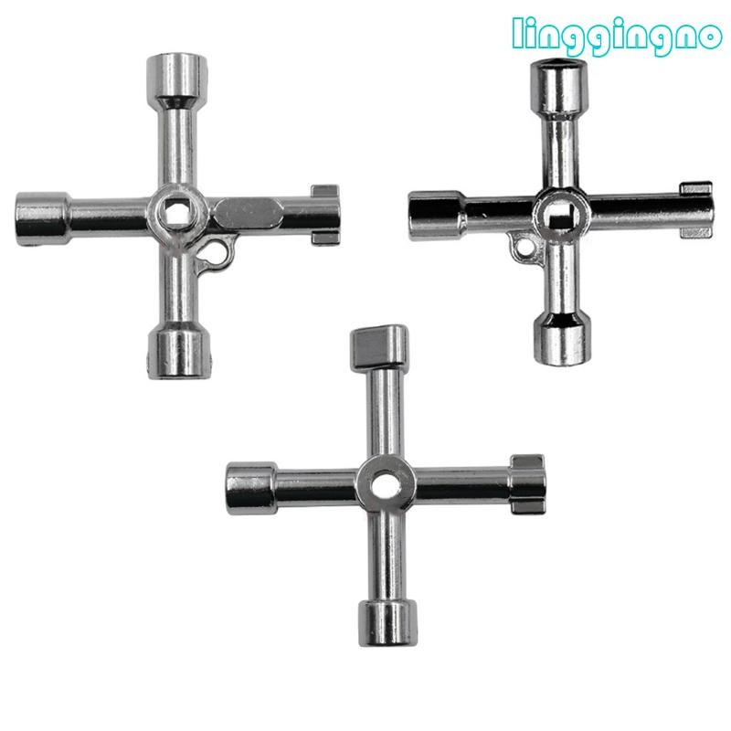 RR 4 Way Key Multi-Functional Utilties ประแจกุญแจ Universal Cross Key ...