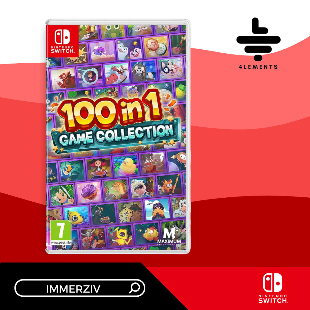 (พร้อมส่ง) SWITCH 100 IN 1 GAME COLLECTION (R2/EU) (GAME) (ENG ...