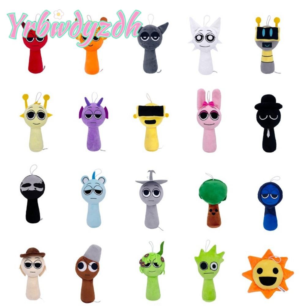 YRBWDYZDH Plushie Doll, Raddy Vineria Sprunki Plush Toy, การ์ตูน Oren ...
