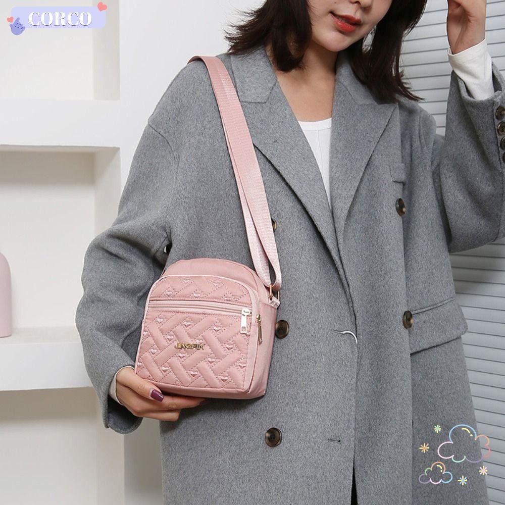 CORCO Messengers Bag, กระเป๋าสี่เหลี่ยมเล็กไนลอนมัลติฟังก์ชั่น, กระเป๋า ...