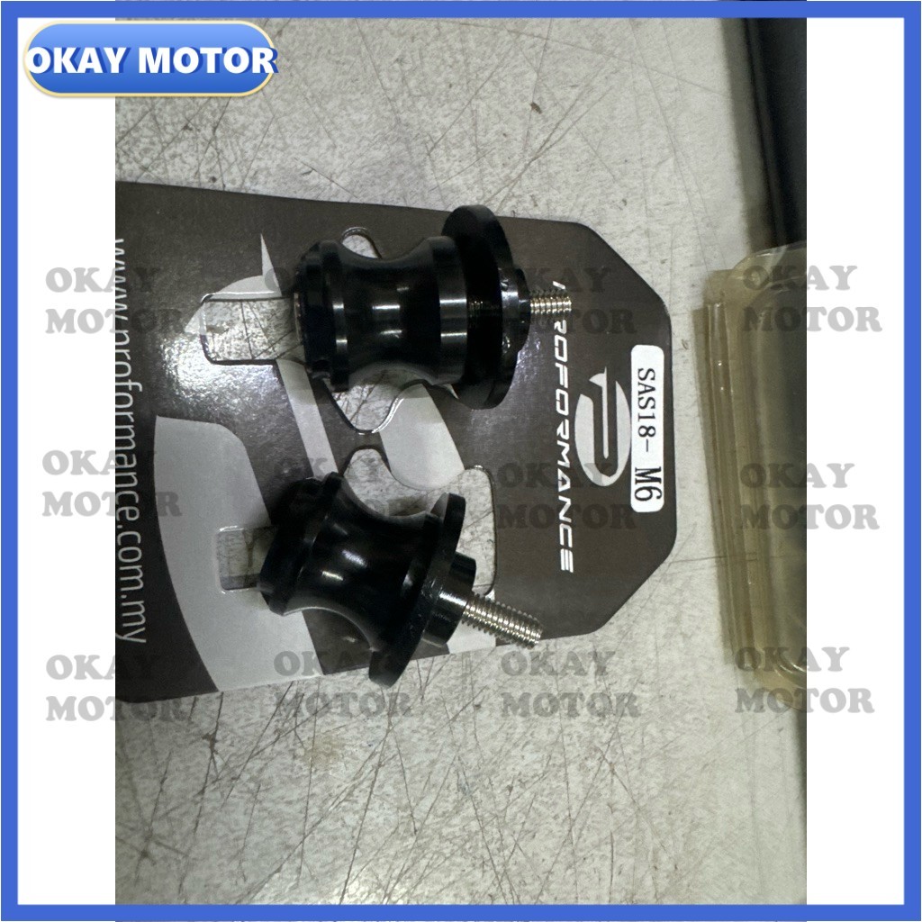 รถจักรยานยนต์ Bobbin Swing Arm Spool M6 Yamaha R15 R25 MT15 MT25 MT07 ...