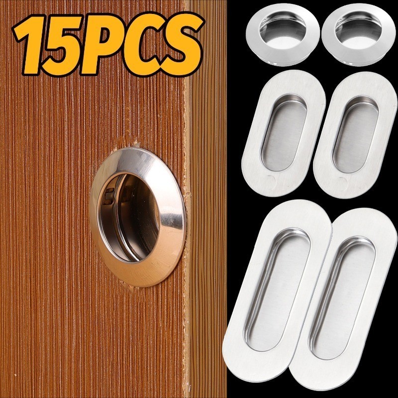 ห้องครัวประตูบานเลื่อนสแตนเลสซ่อน Embed Handle-ตู้ลิ้นชักตู้เสื้อผ้าที่ ...