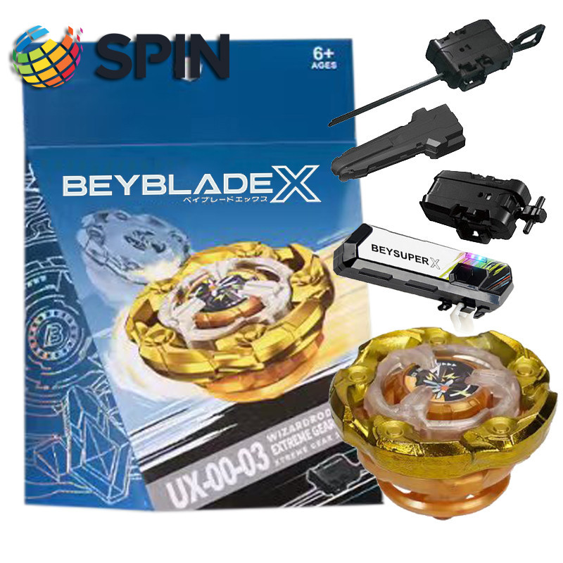 Bey X UX00-03 Gold UX-03 Wizard Rod Gyro X พร้อม Launcher LED Grip ชุด ...
