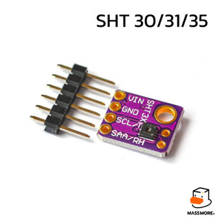 โมดูลเซ็นเซอร์วัดอุณหภูมิความชื้น SHT30 SHT31 SHT35 Digital I2C ความ ...
