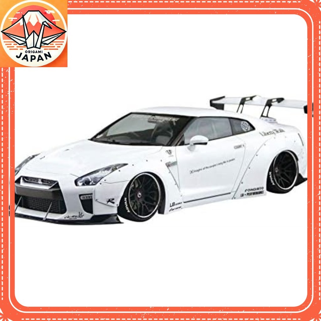 Kit Modèle Réduit Voiture 1/24 Aoshima Liberty Walk - Série No.6, Plastique à Assembler Et Peindre (maquette)