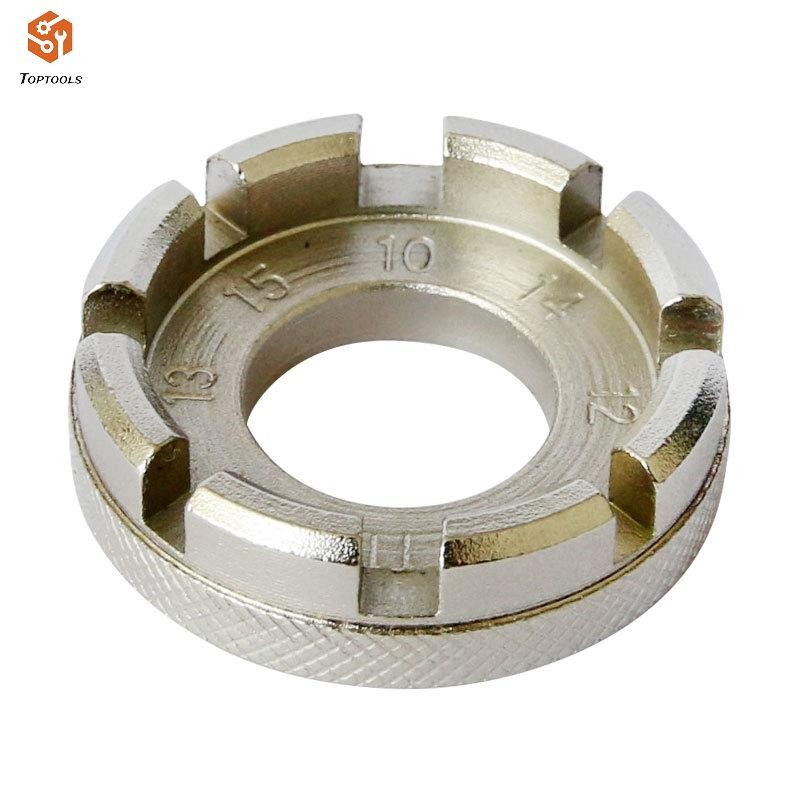 Spoke ประแจ Key Repair Adjuster หัวนมเครื่องมือล้อประแจ 8 Way Groove ...