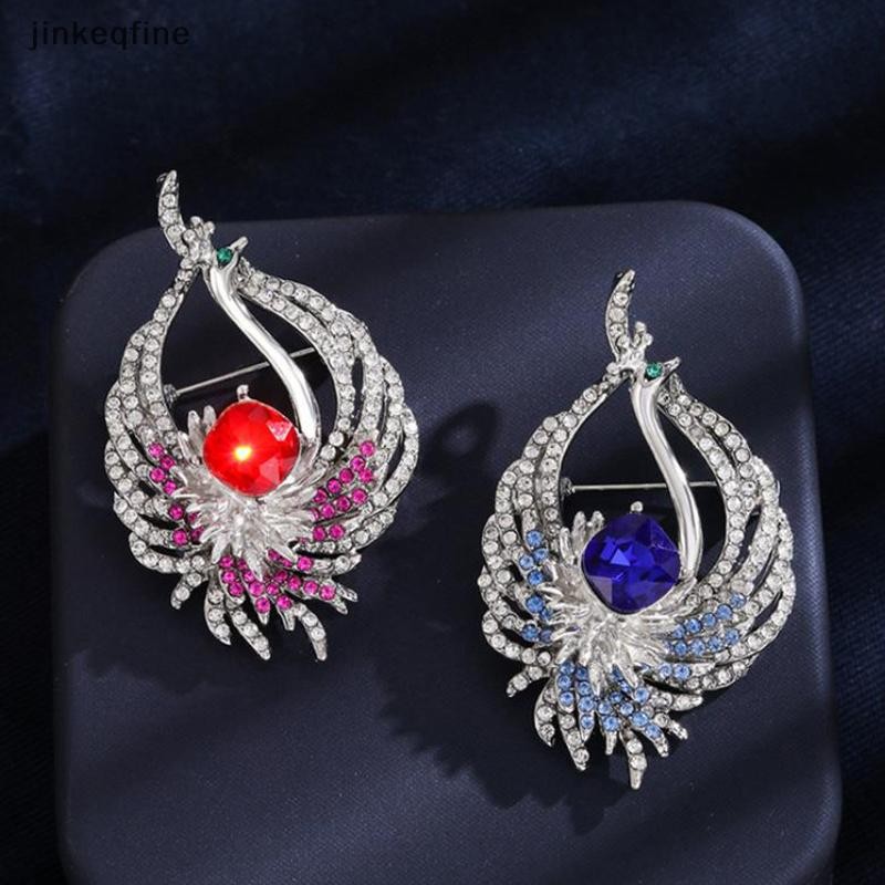 KTH แฟชั่นอารมณ์ Rhinestone ใหม่ Wing Phoenix เข็มกลัดสำหรับเสื้อผ้า ...