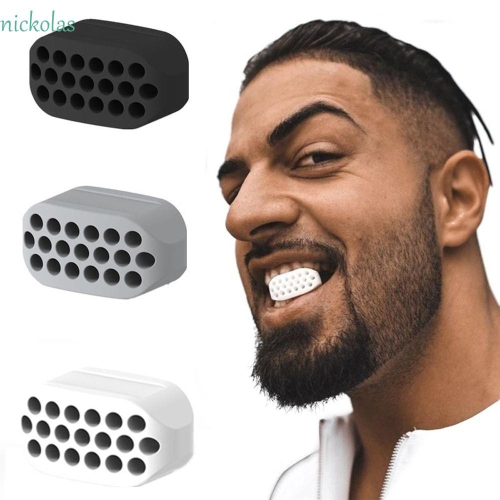 NICKOLAS Mandibular Trainer Ball Cheek Lifting ฟิตเนส Masseter Ball ...