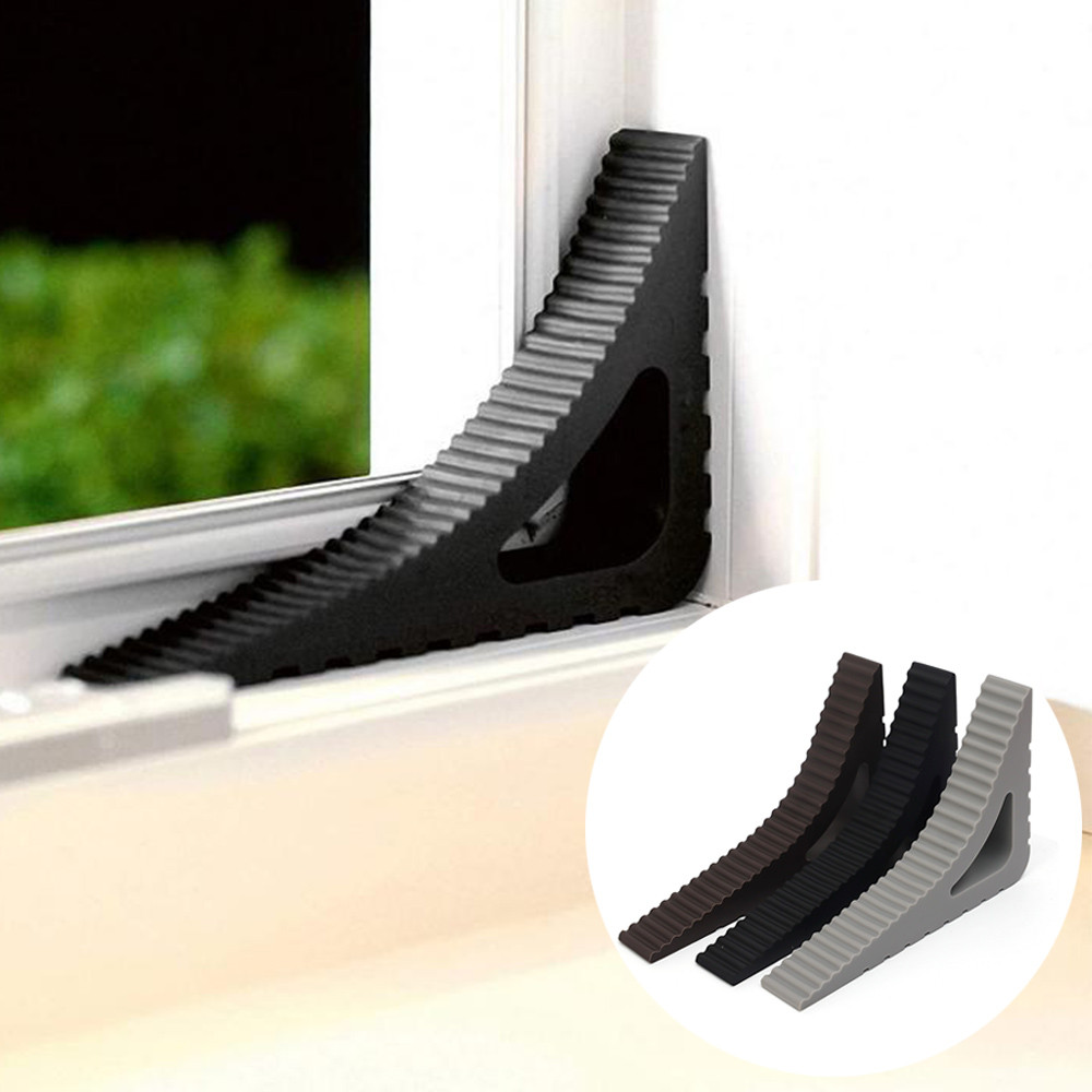 คุณภาพสูงทนทาน TPR ชั้นบล็อกประตู - Home Window Limiter Anti-collision ...