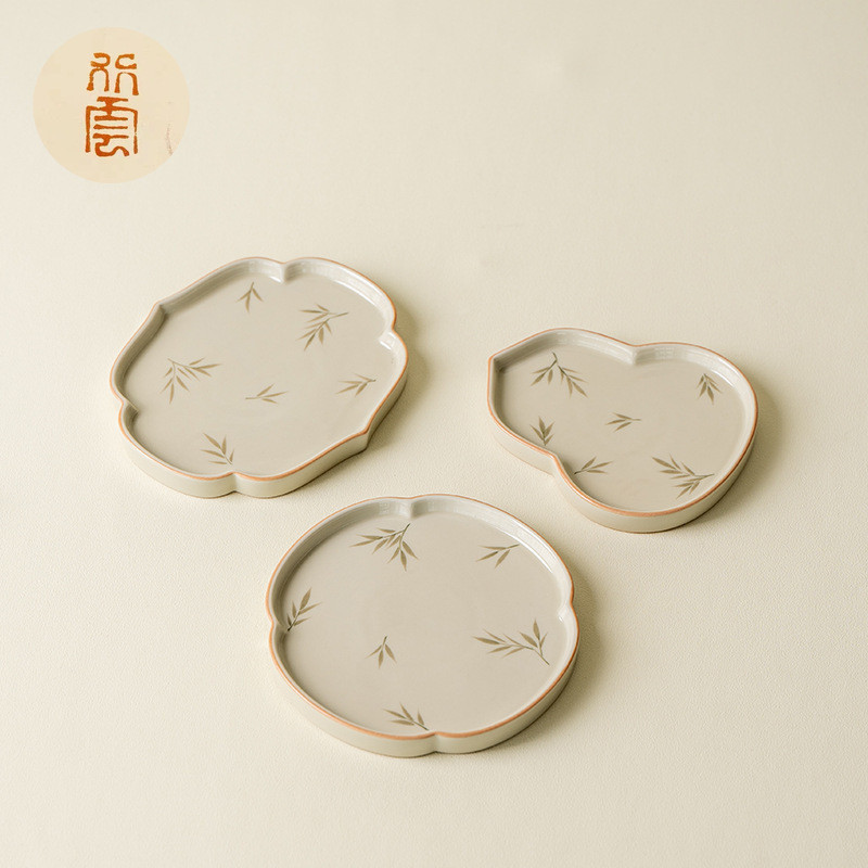 [Xingyun] ตารางน้ําแข็ง Underglaze สีมือวาด Xiaozhu แห้งแผ่นฟอง Kung Fu ...
