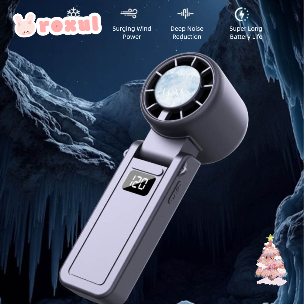 ROXUL Turbo พัดลมมือถือ, ชาร์จ LED Digital Ice Sensation พัดลมเย็น, ฤดู ...