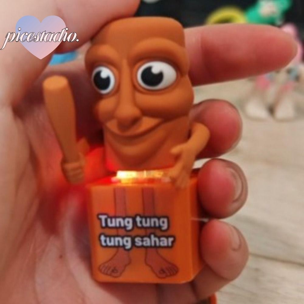 PICESTADIO Tungtung Sahur ของเล่น, ตลก Sigma Skibidi ไม้ Stick Man ปุ่ม ...