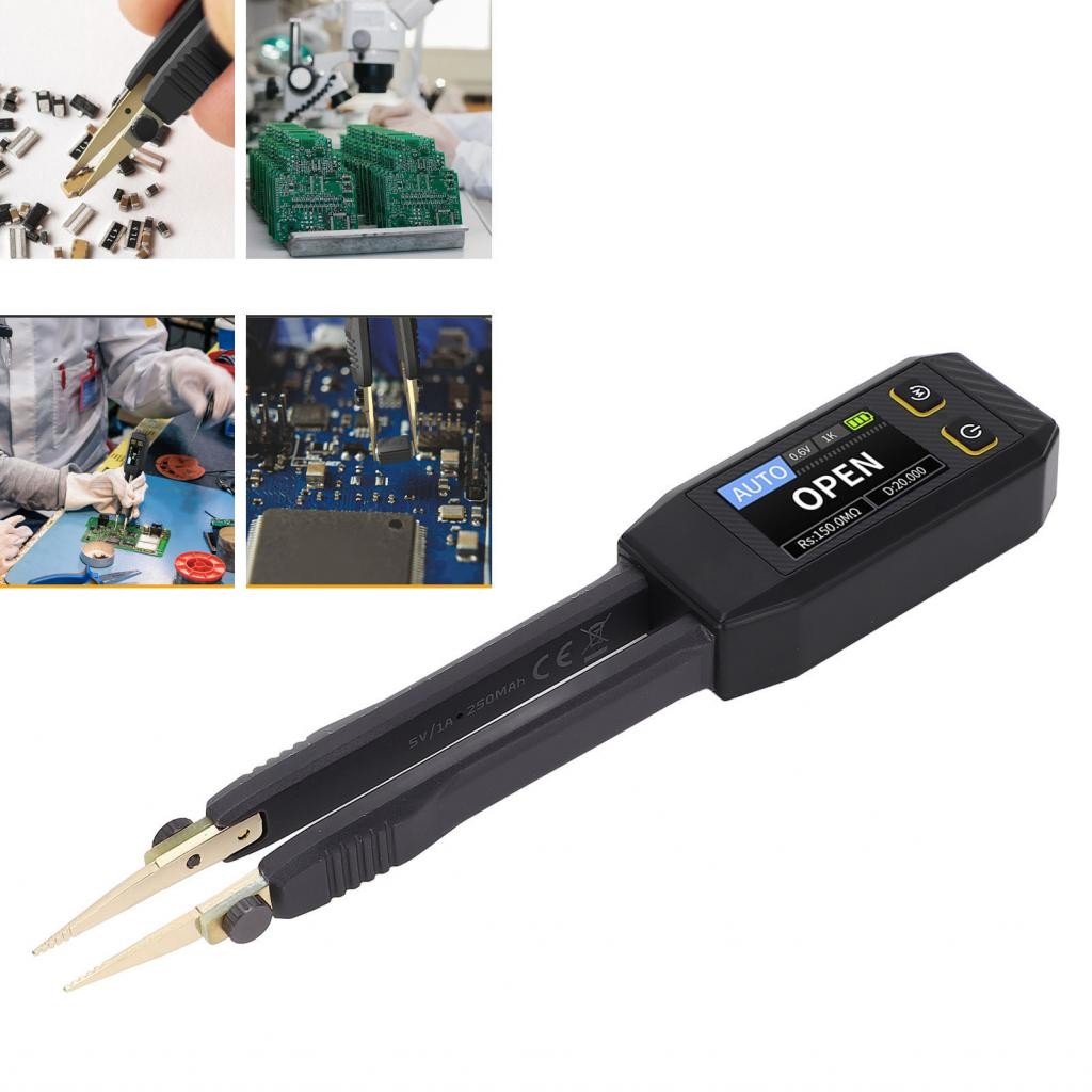 เครื่องทดสอบดิจิตอล SMD Tester เทคโนโลยีการวัดขั้นสูง Tweezer สำหรับการ ...
