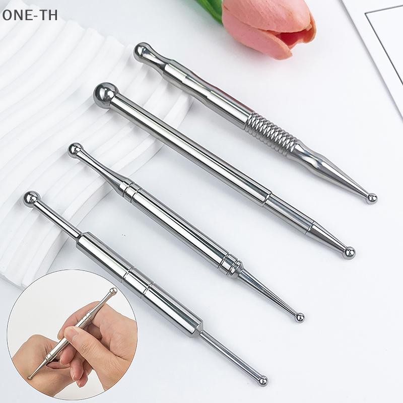 ONE-TH สแตนเลสสตีลหูฝังเข็ม Point Probe เครื่องมือนวด Point Probe ปากกา ...