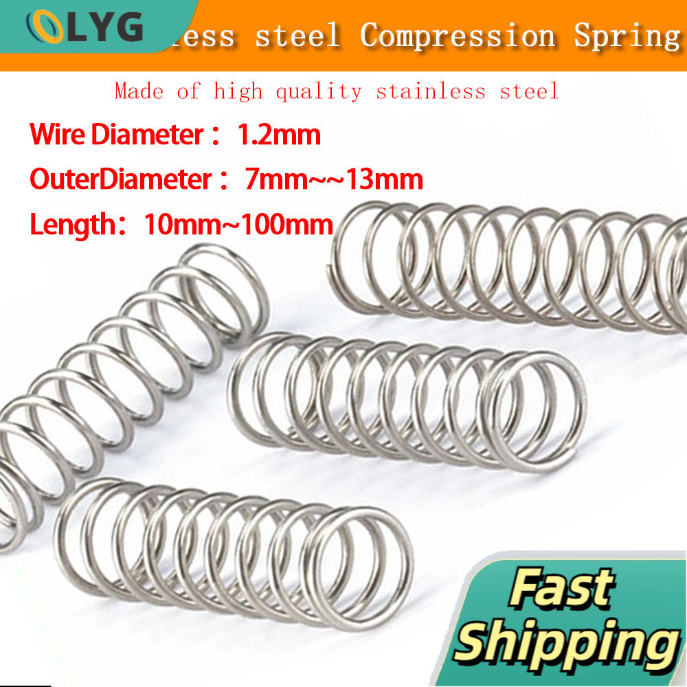 สปริง สปริงกด-สปริงดัน สปริงอัด สปริงดันทั่วไป แตนเลส 304 /Compression ...