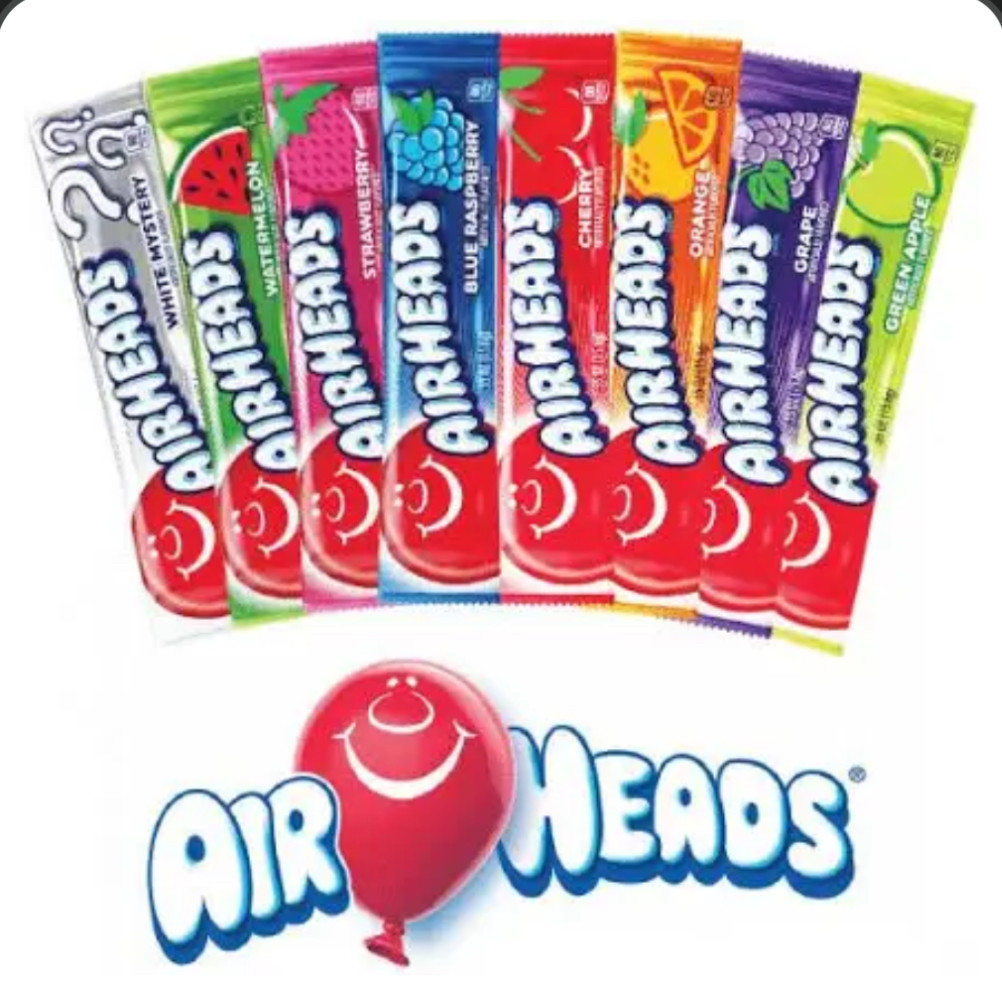 Airhead Candy (15.6g, 1 pcs) ลูกอม Airhead (15.6 กรัม, 1 ชิ้น) Airhead ...