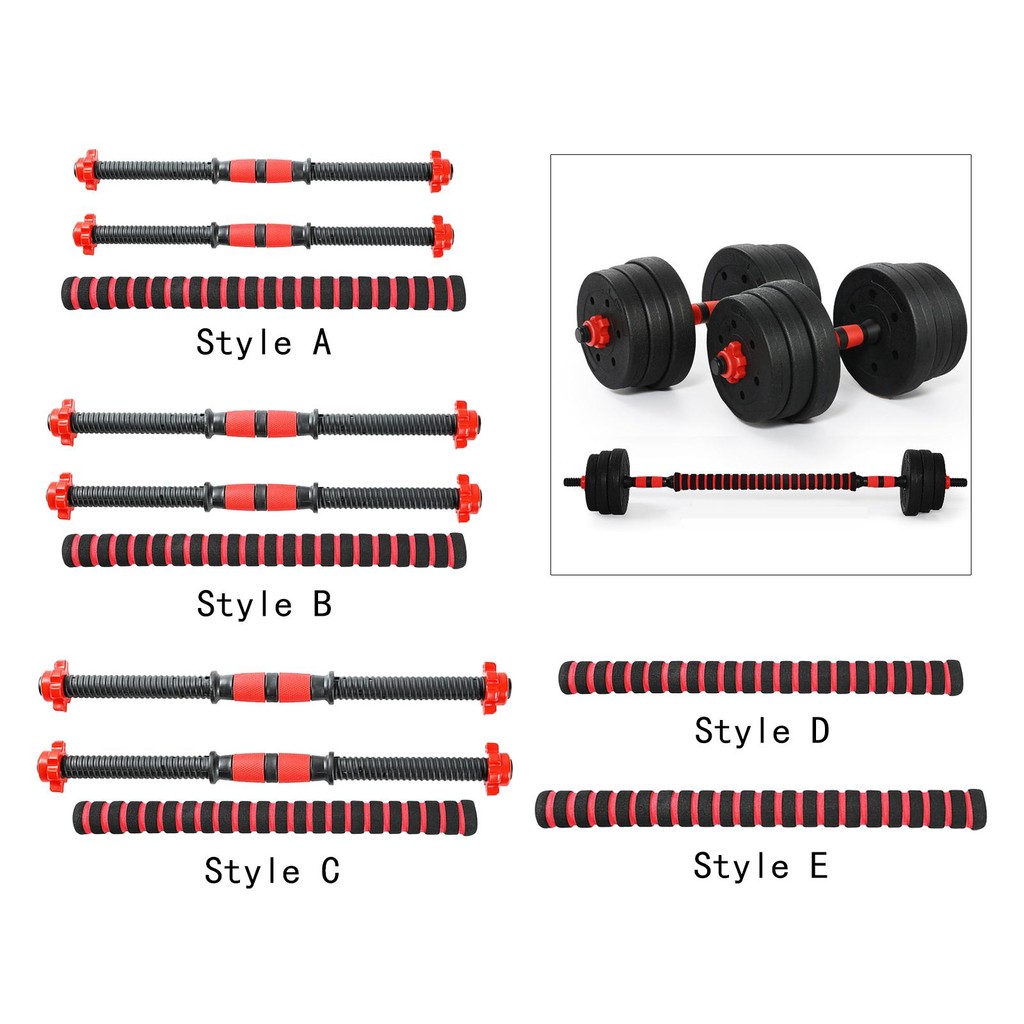 [blesiya21] Dumbbell Bar Dumbbell Connecting Rod เหล็กฟิตเนสสิ่งที่แนบ ...