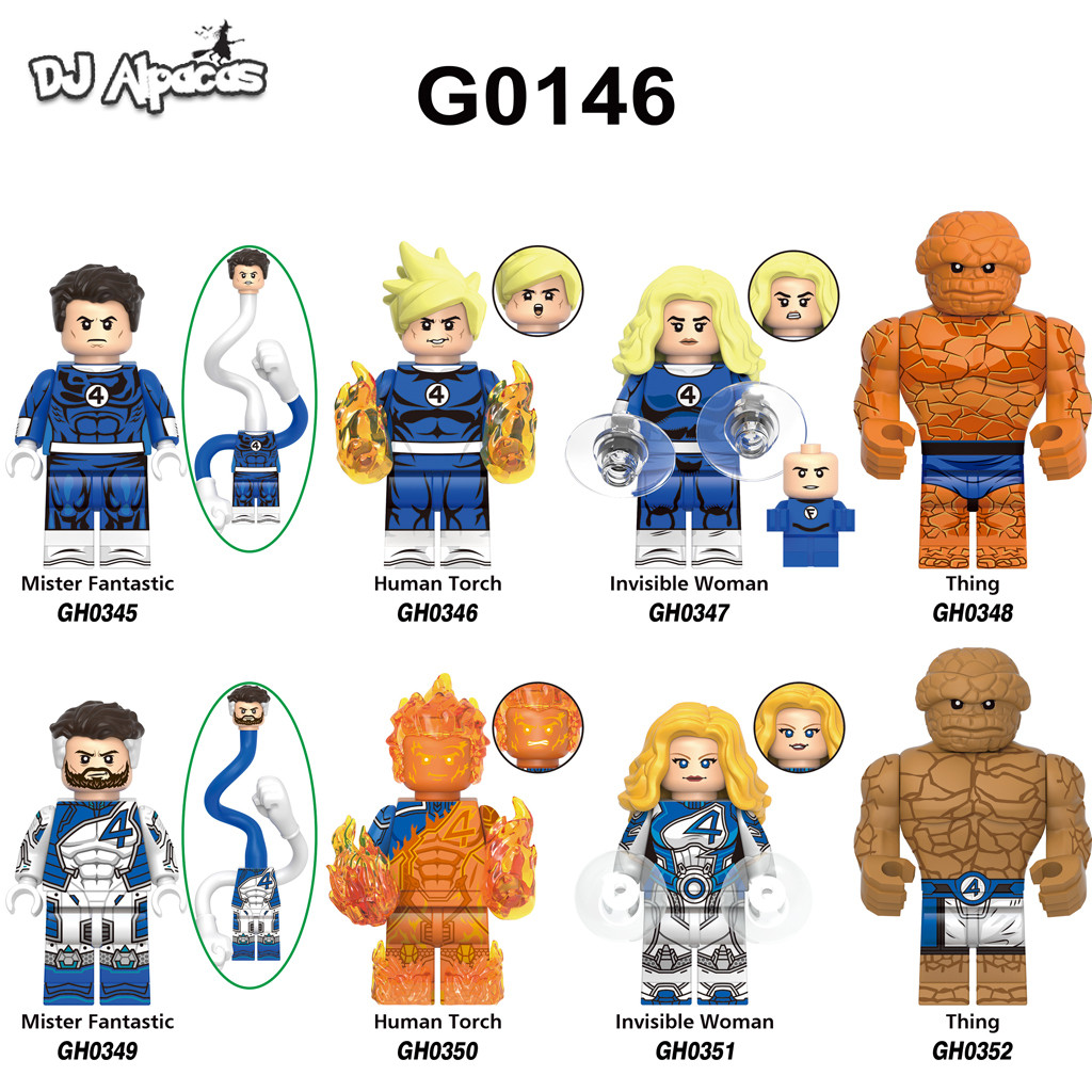 Mister Fantastic Building Thing Blocks มนุษย์ไฟฉายตัวเลขของเล่น ...
