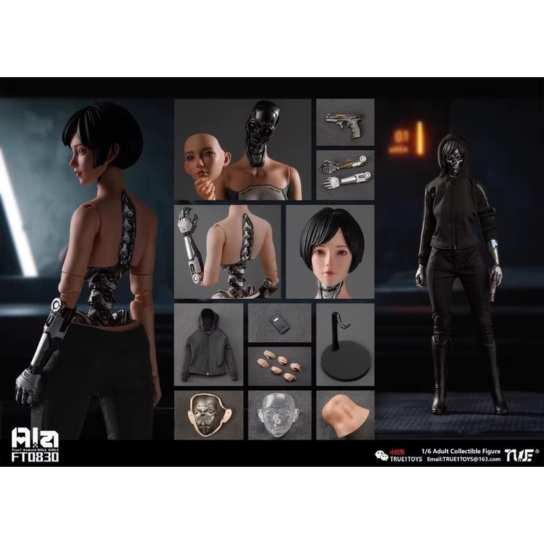 True1Toys 1/6 ประดิษฐ์มนุษย์ Ala Action Figure FT0830 หญิง Terminator ...