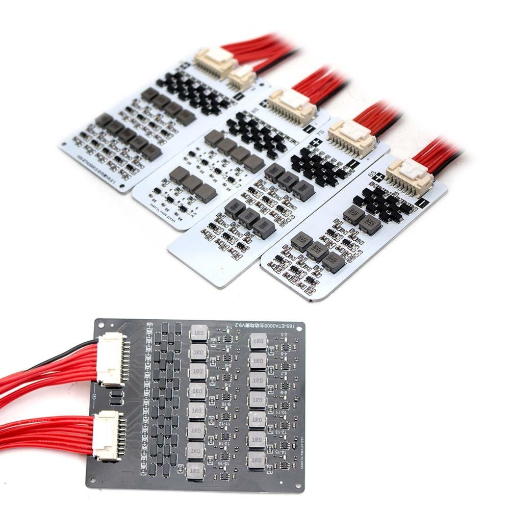 แบตเตอรี่ลิเธียม 1.5A Active Equalizer Balancer Board 6S 7S 8S 10S 13S ...