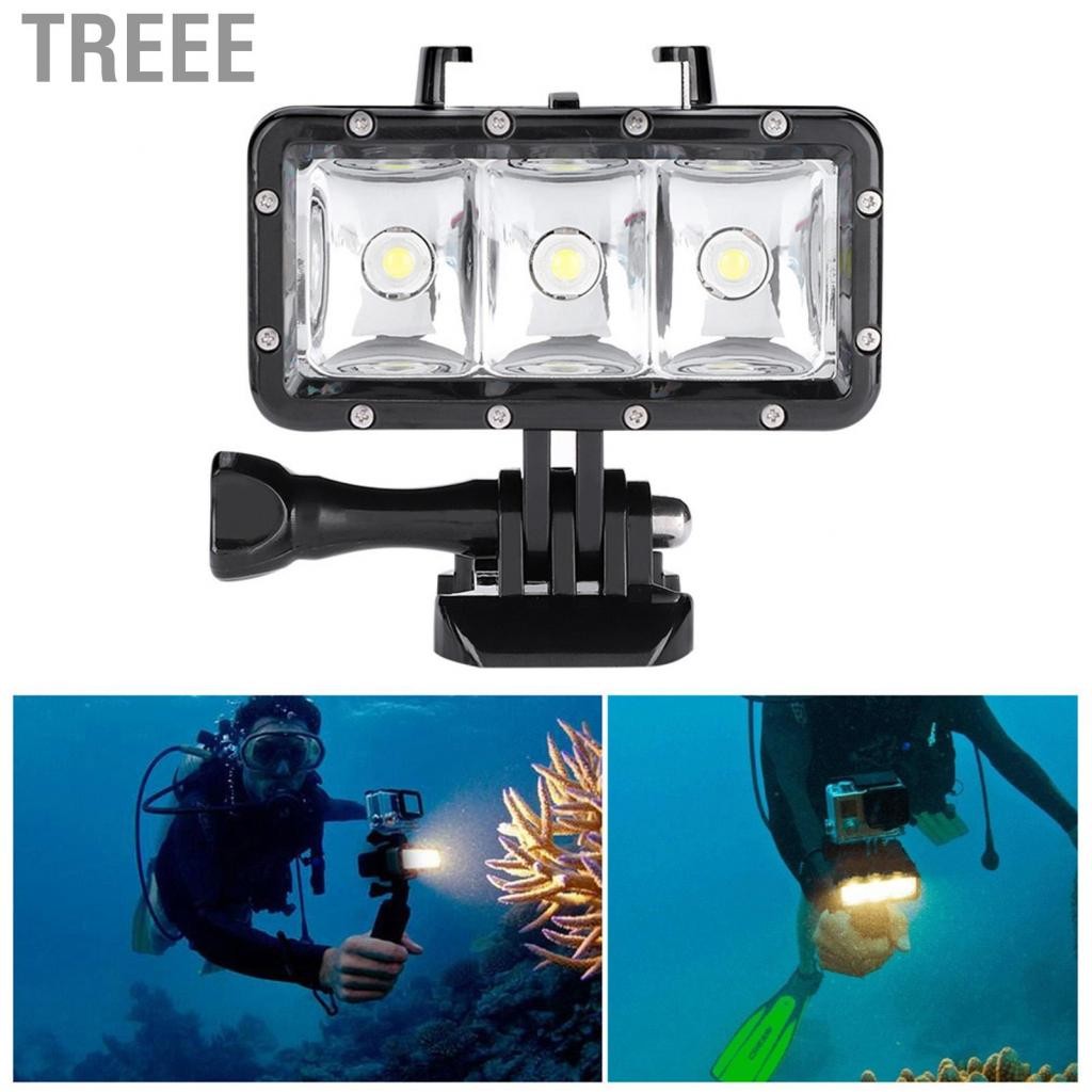 Treee Treee-th Video Video Light ดำน้ำใต้น้ำของ 3 โหมดแสงที่เข้ากันได้ ...