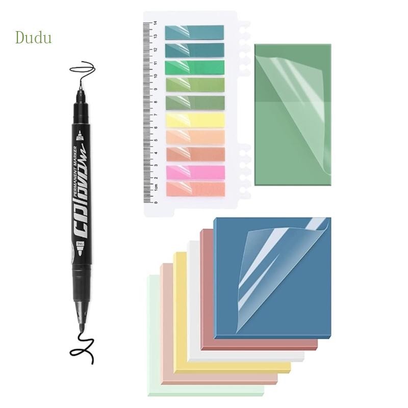 Dudu Invisible Sticky Note File Index Tabs ที่คั่นหนังสือสําหรับหนังสือ ...