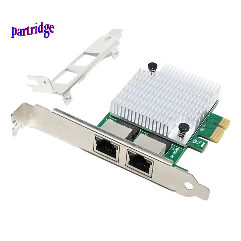 2 RJ45 พอร์ต PCIe X1 Dual Gigabit Realtek 8111F+ ASM1082E ชิปเซ็ตกรอง ...