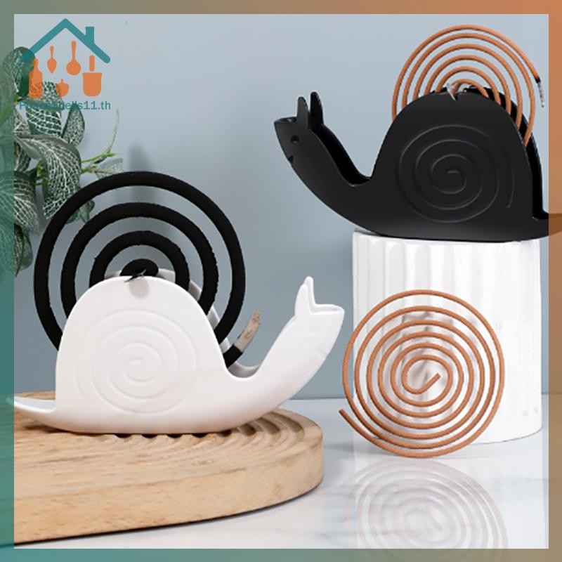 PeaceShells Snails ยุง Coil ผู้ถือถาด Nordic เกลียวสไตล์พลาสติก Rack ...