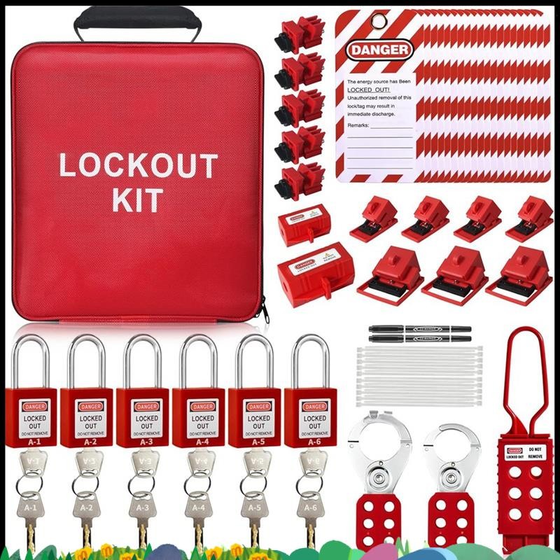 Super Lockout Tagout Kit Lock Out Tag Out Kit ไฟฟ้า Lockout Tagout Kit ...