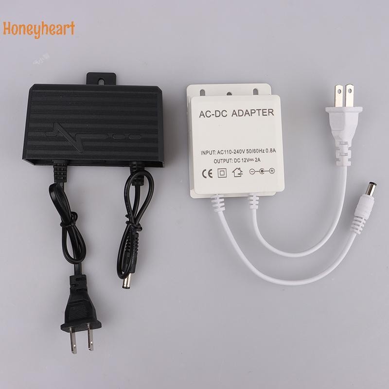 AC/ 12V 2A 2000ma กล้องวงจรปิดแหล่งจ่ายไฟ adaptor กันน้ํากลางแจ้ง EU US ...