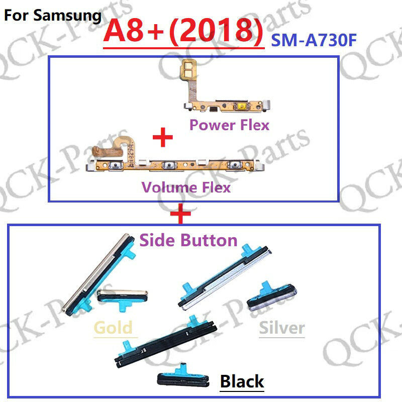 สําหรับ Samsung Galaxy A8+2018 SM-A730F เปิดสวิตช์ปิดเสียงปุ่มควบคุม ...
