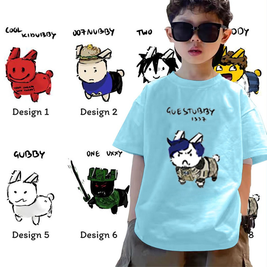 GUESTUBBY 1337 Street Tee c00lkidd, Gubby, Roblox | เสื้อยืดเด็กสตรีท ...