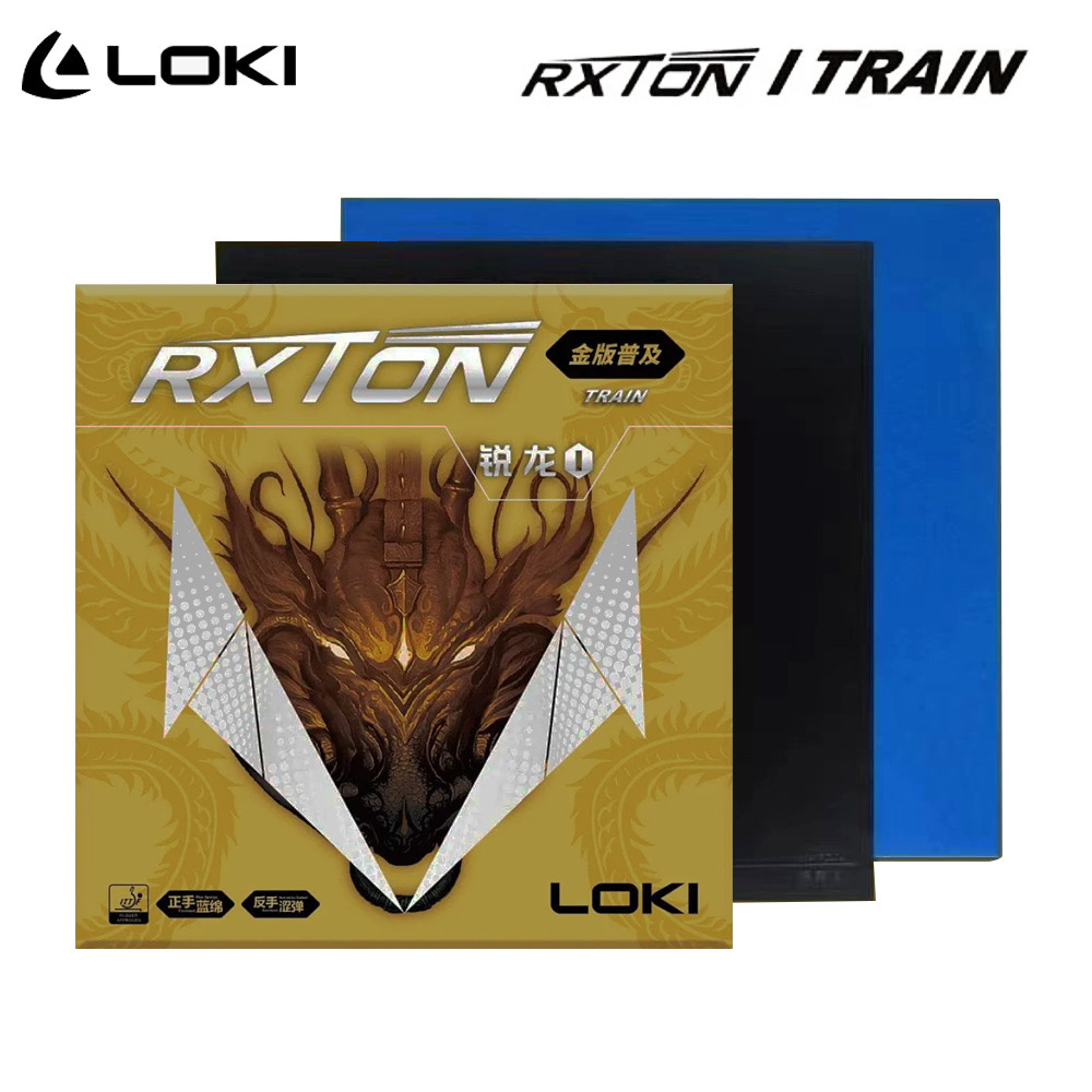 Original LOKI RXTON1 TRAIN ยางปิงปอง ITTF ได้รับการอนุมัติพร้อมฟองน้ำสี ...