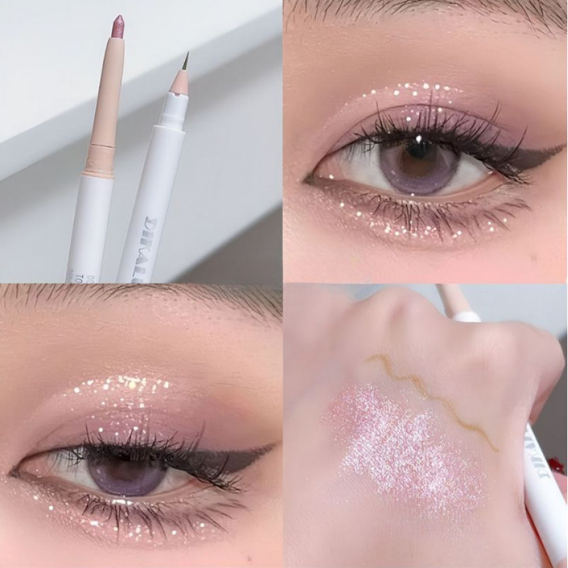 DIKALU Broken Diamond Lying Silk pen Two-In-One กระพริบ Broken Diamonds ...