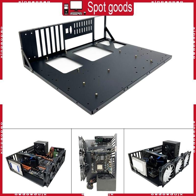 XI Mining Rig กรอบ GPU อลูมิเนียมเปิด Miner Mining คอมพิวเตอร์กรอบ Rig ...