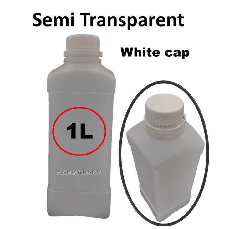 Botol Plastik 1L Square Jerry Can Bottle HDPE ฝาล็อคสีแดงพร้อมใส่ ...