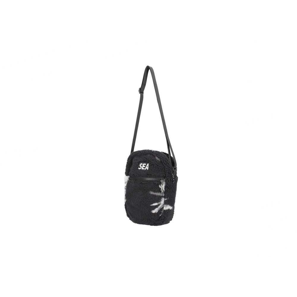 wind and sea messanger bag 黒 palm tree WIND AND SEA Palm Tree Pattern Fleece Sacoche Shoulder Bag