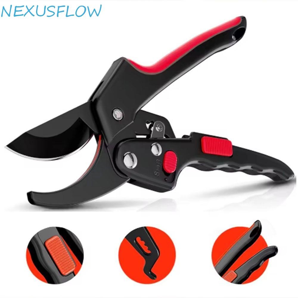 NEXUSFLOW การทําสวนตัดแต่งกิ่งเฉือน, ปรับ Ratchet Sharp สาขา Trimmer ...