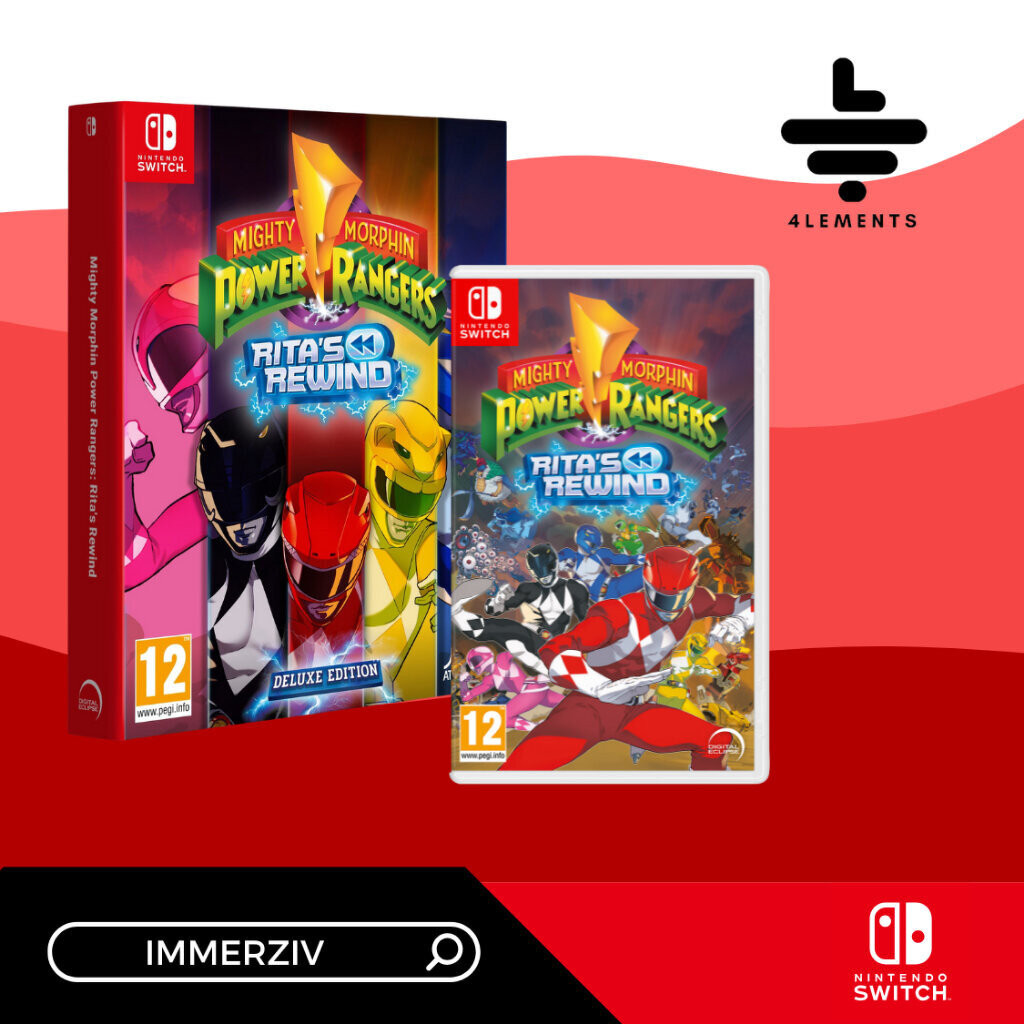พร้อมส่ง) SWITCH MIGHTY MORPHIN POWER RANGERS RITA'S REWIND (R2/EU