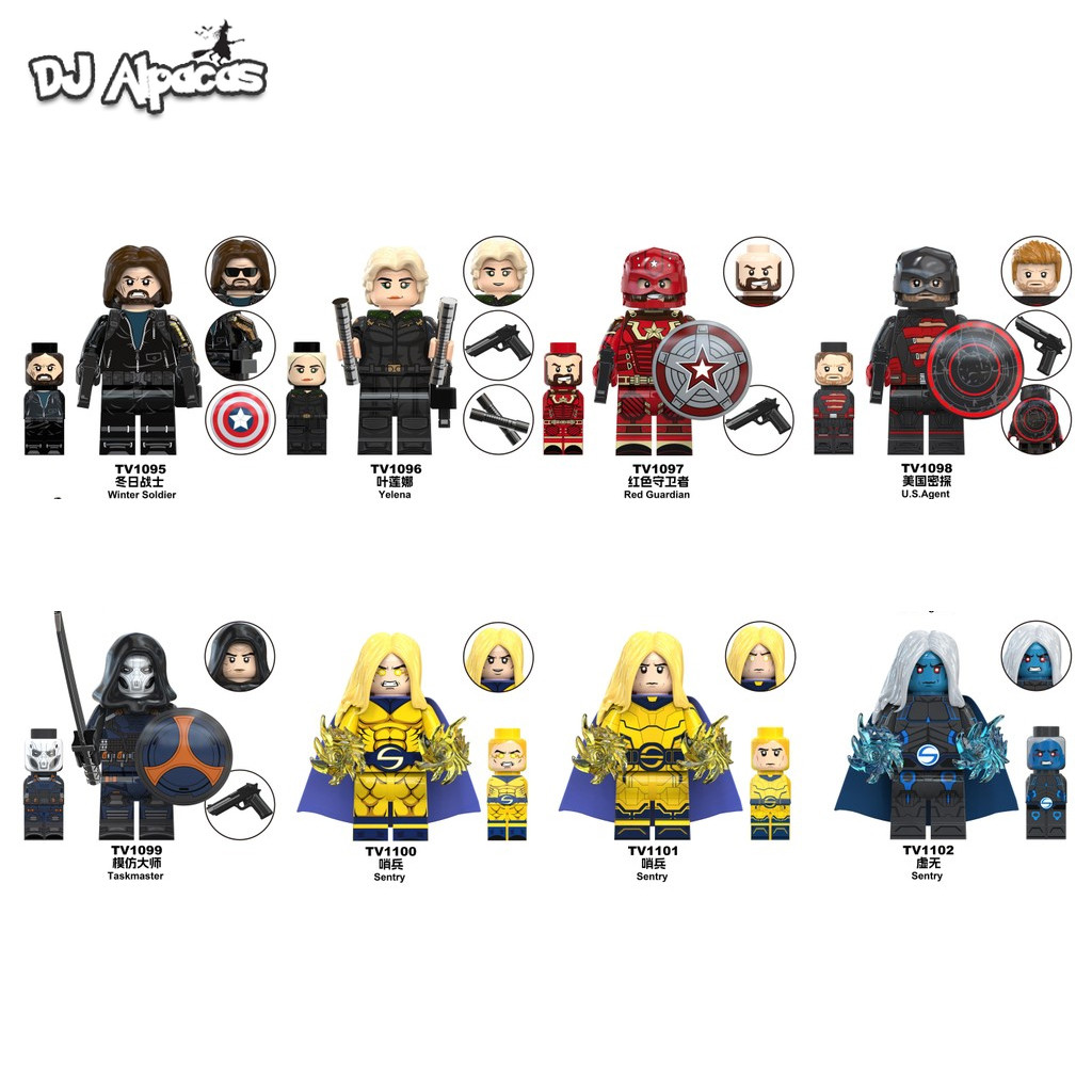 ทหารฤดูหนาวรายการอาคารบล็อก USAgent Taskmaster Figures ของเล่น | Shopee ...