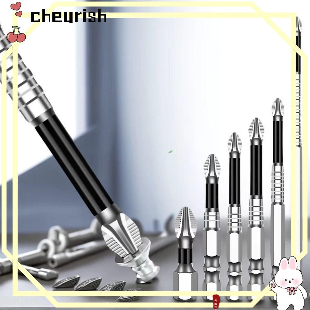 12-Piece Phillips Screwdriver Bit Set – S2 Steel Impact Resistant Bits, #2 PH, 1/4 Inch Hex Shank, Lengths 25-150mm, Anti-Slip & Magnetic