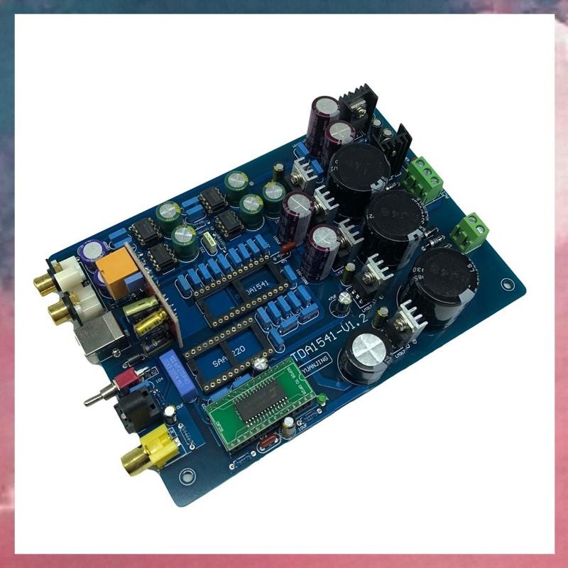 CYJ-TDA1541 บอร์ดถอดรหัสโคแอกเซียลไฟเบอร์ออปติก (รวม USB, Excluding ...