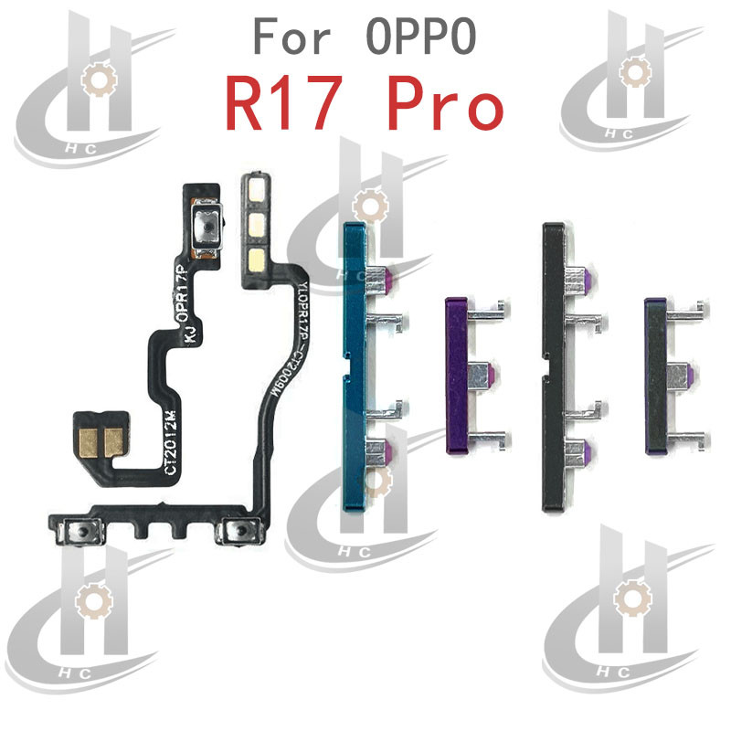สําหรับ OPPO R17 Pro Power volume ปุ่มด้านข้าง Flex Cable Keys ปุ่มปิด ...
