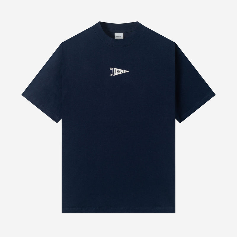 [BOUNDLING] TENUE Oversize T-Shirt - Everyday SCB Baseball - สีกรมท่า ...