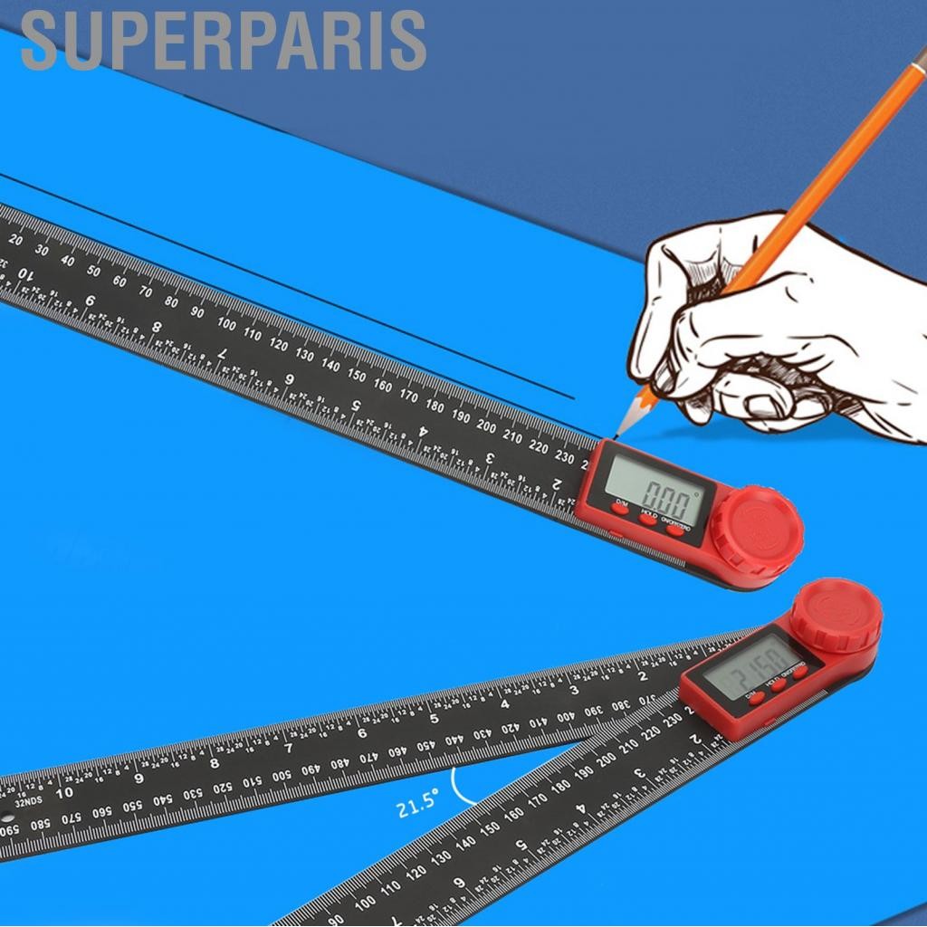 Superparis มุม inclinometer ความแม่นยำสูง 360 องศาเครื่องมือวัด ...