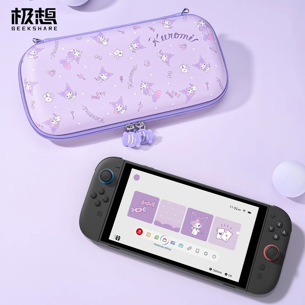 Geekshare Sanrio Kuromi Themed Anti-drop Protective Carrying Case ...