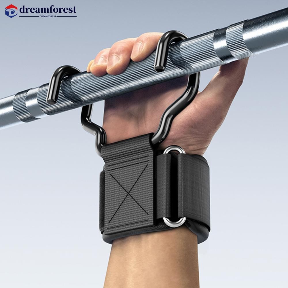 DFS 2PCS อัพเกรด Strength Training Assistance Hooks พร้อม Wrist Guards ...
