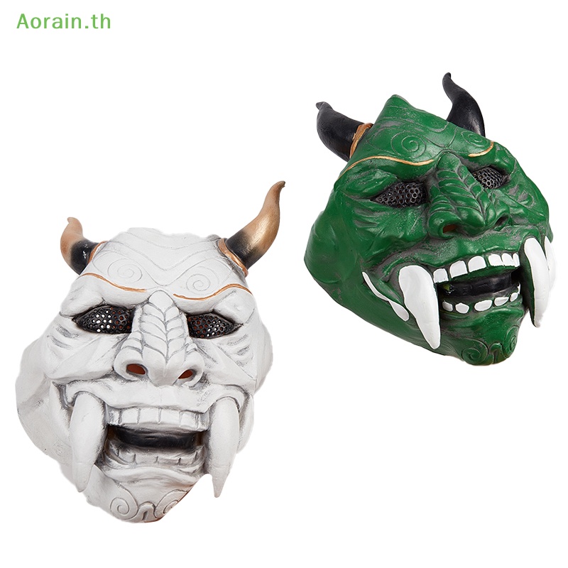 mask-หน้ากากคอสเพลย์-อนิเมะสยองขวัญ-ซามูไร-สไตล์ญี่ปุ่น-สําหรับปาร์ตี้ฮาโลวีน
