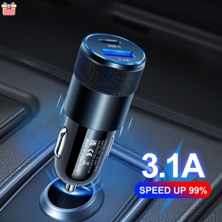 อะแดปเตอร์ชาร์จไฟในรถยนต์ Mini USB C 30W PD สําหรับชาร์จโทรศัพท์ ซ็อกเก็ตที่จุดบุหรี่ USB TCHTH